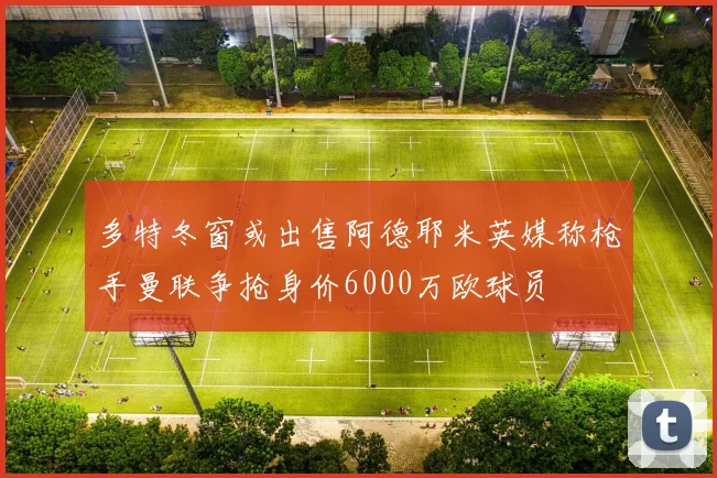 多特冬窗或出售阿德耶米英媒称枪手曼联争抢身价6000万欧球员